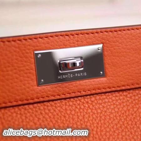 Popular Style Hermes Toolbox Togo Bag Original Leather 3259 Orange