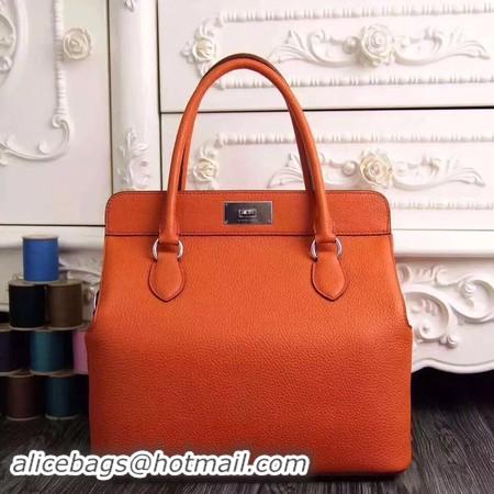 Popular Style Hermes Toolbox Togo Bag Original Leather 3259 Orange