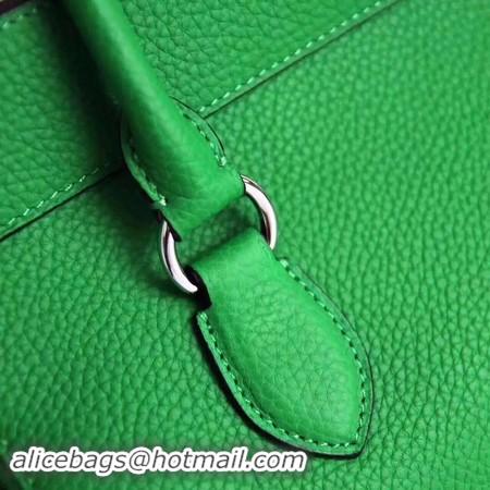 Top Quality Hermes Toolbox Togo Bag Original Leather 3259 Green