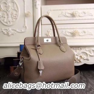 Best Price Hermes Toolbox Togo Bag Original Leather 3259 Light Grey