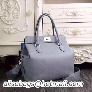 Low Cost Hermes Toolbox Togo Bag Original Leather 3259 Light Blue