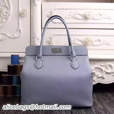 Low Cost Hermes Toolbox Togo Bag Original Leather 3259 Light Blue