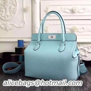 Discount Hermes Toolbox Togo Bag Original Leather 3259 Skyblue