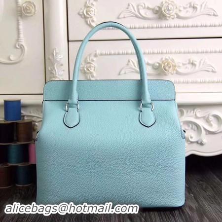 Discount Hermes Toolbox Togo Bag Original Leather 3259 Skyblue