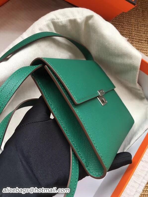 Good Looking Hermes Clutch Epsom calfskin H0589 Green