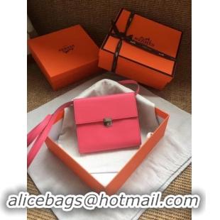 Best Product Hermes Clutch Epsom calfskin H0589 Rose