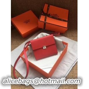 Perfect Hermes Clutch Epsom calfskin H0589 Red