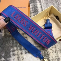 New Design Louis Vuitton Bandoulière Strap J02473 Bleu/Magenta