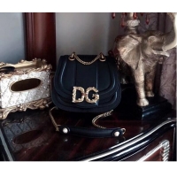 New Design Dolce & Gabbana Origianl Leather Bag 4917 Black&Green