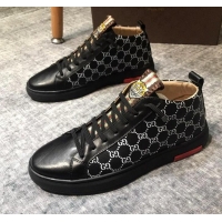 Discount Gucci Shoes Men High-Top Sneakers GGsh181