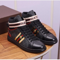 Elegant Gucci Shoes Men High-Top Sneakers GGsh157