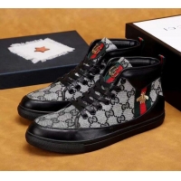 Sophisticated Gucci Shoes Men High-Top Sneakers GGsh128