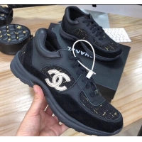 Lowest Cost Chanel CC Logo Leather Sneakers G34360 06