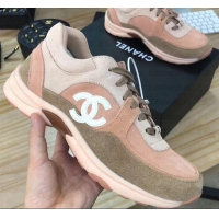 Durable Chanel CC Logo Leather Sneakers G34360 07