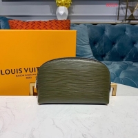 Top Grade Louis vuitton original Epi Leather COSMETIC POUCH PM M52030 Khaki