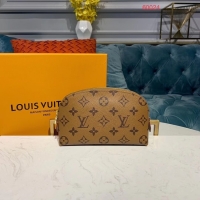 Good Quality Louis vuitton original Monogram COSMETIC POUCH PM M52030 yellow