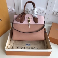 Stylish Louis Vuitton Original Leather CITY STEAMER PM M55062 Pink&Apricot