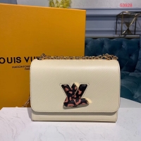 Low Price Louis Vuitton TWIST EPI Leather Bag M53928 White