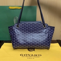 Discount Goyard Original Rouette Shoulder Tote Bag 00315 Navy Blue