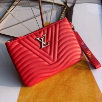 Classic Hot Louis Vuitton NEW WAVE Zipper Clutch bag M67500 red