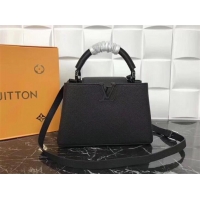 Luxury Cheap Louis Vuitton original Elegant Capucines BB Bags M94517 Black