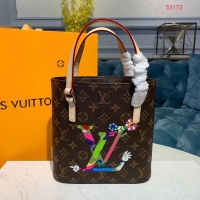 Perfect Louis vuitton original monogram canvas Tote Bag M51172 Flower