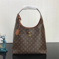 Best Luxury Louis Vuitton Monogram Canvas Top Handle Bag 43976 Brown