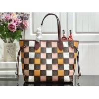 New Style Louis Vuitton Monogram Canvas Original Leather NEVERFULL MM M40993