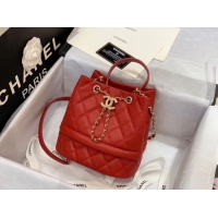 Good Product Chanel Original Caviar Leather Sac Hobo Bag 0894 Red