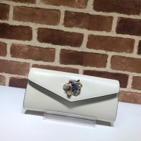 Discount Gucci GG Marmont clutch 576532 white