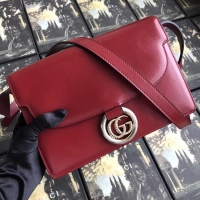 Discount Gucci GG Original Leather Shoulder Bag 589474 Red