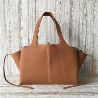 Best Product Celine calf leather Tote Bag 43341 Camel