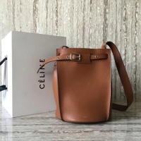 Trendy Design CELINE BIG BAG BUCKET IN SUPPLE GRAINED CALFSKIN 55428 Camel