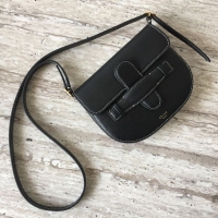 Classic Practical Celine Original Leather mini Shoulder Bag 3694 black