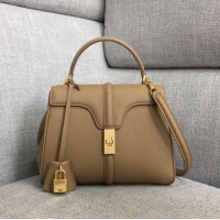 Classic CELINE SMALL 16 BAG IN SATINATED CALFSKIN A188003 Khaki