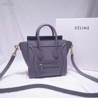 Top Quality CELINE NANO LUGGAGE BAG IN LAMINATED LAMBSKIN 189244-13