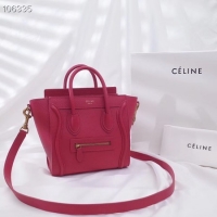 Top Quality CELINE NANO LUGGAGE BAG IN LAMINATED LAMBSKIN 189244-16