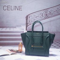 Luxury CELINE MICRO LUGGAGE HANDBAG IN LAMINATED LAMBSKIN 167793-8