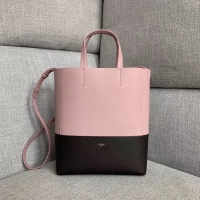 Discount Celine Original Leather CABAS Bag 189813 Pink&Black