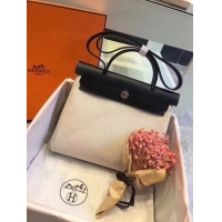 Classic Hermes Herbag 31CM Original Canvas Leather & Calfskin 45987 Offwhite&Black