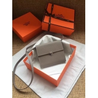 Best Price Hermes Clutch Epsom calfskin H0589 grey