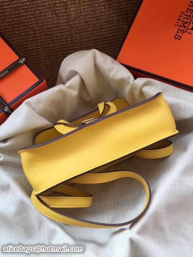 Luxury Hermes Original Halzan mini bag H069523 yellow