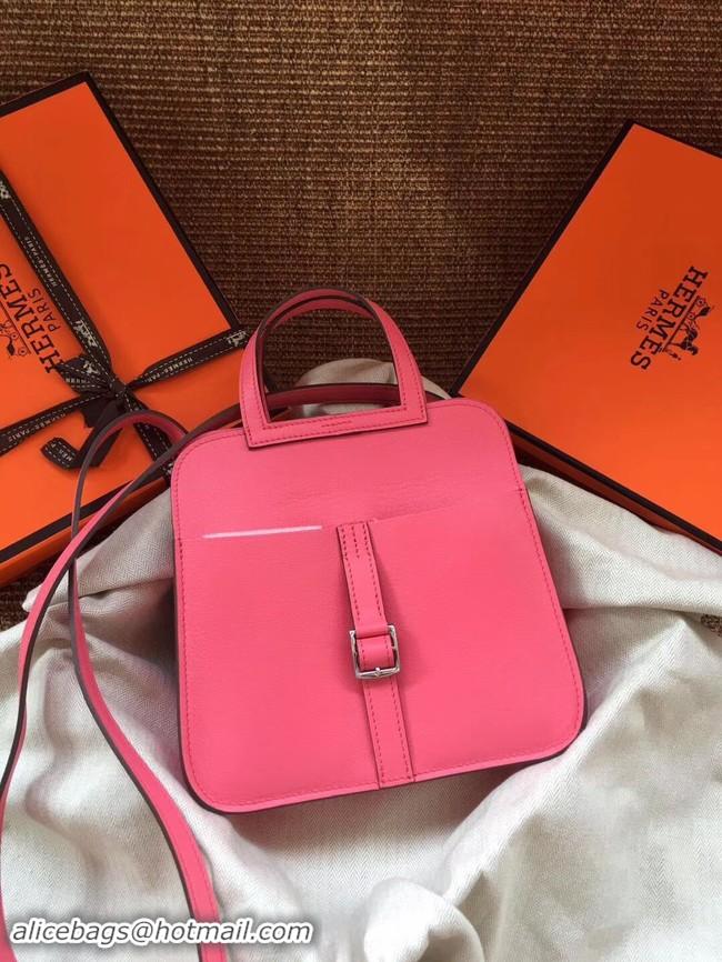 Discount Hermes Original Halzan mini bag H069523 rose azalee