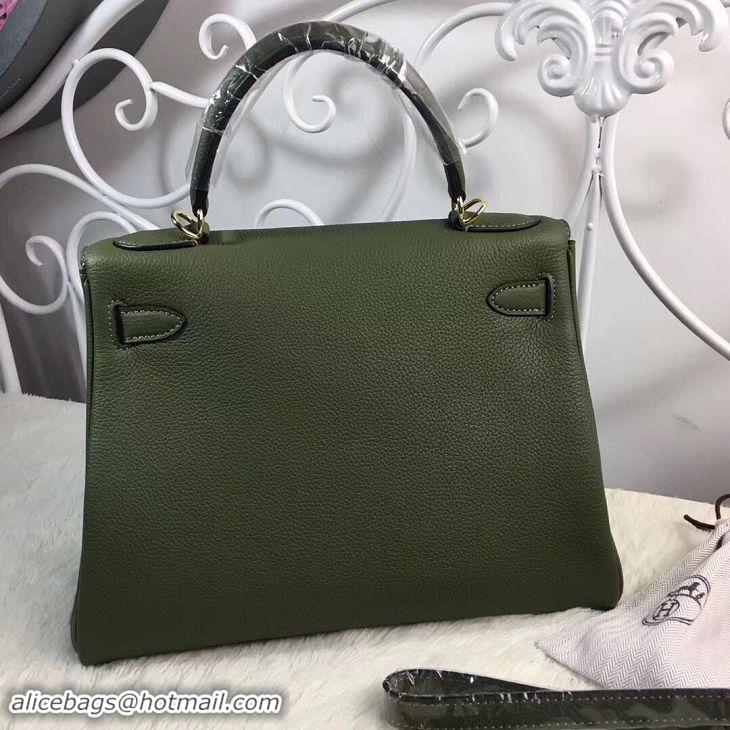 Hot Style Hermes Birkin Tote Bag Original Togo Leather BK35 Deark Green