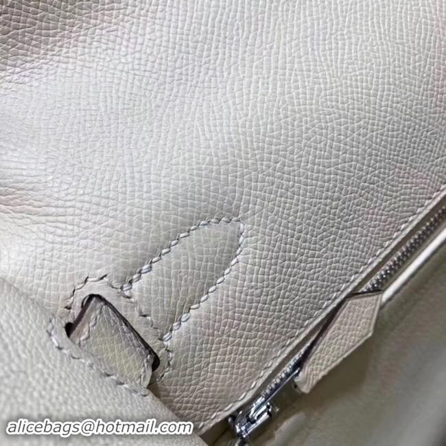 Sophisticated Hermes Kelly 28cm Shoulder Bags Epsom Leather KL28 creamy-white