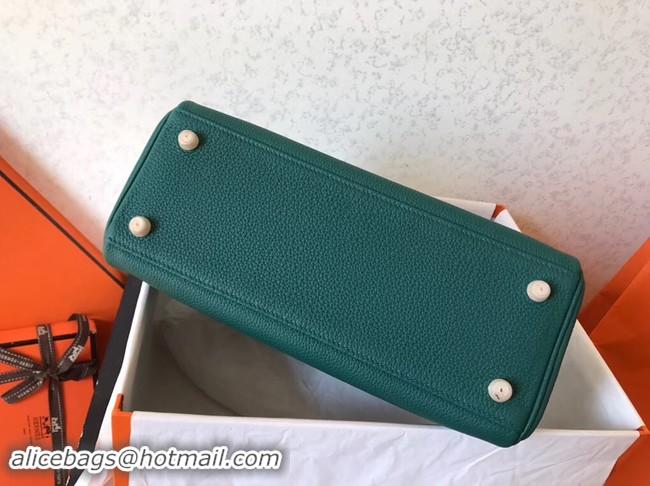 Classic Hot Hermes original Togo leather kelly bag KL32 green