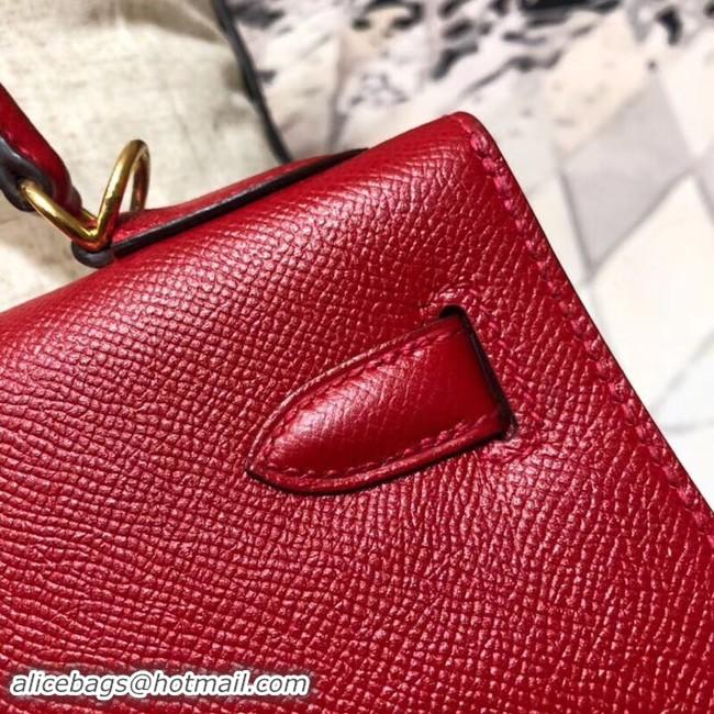 Grade Design Hermes original Kelly Epsom Leather KL32 red