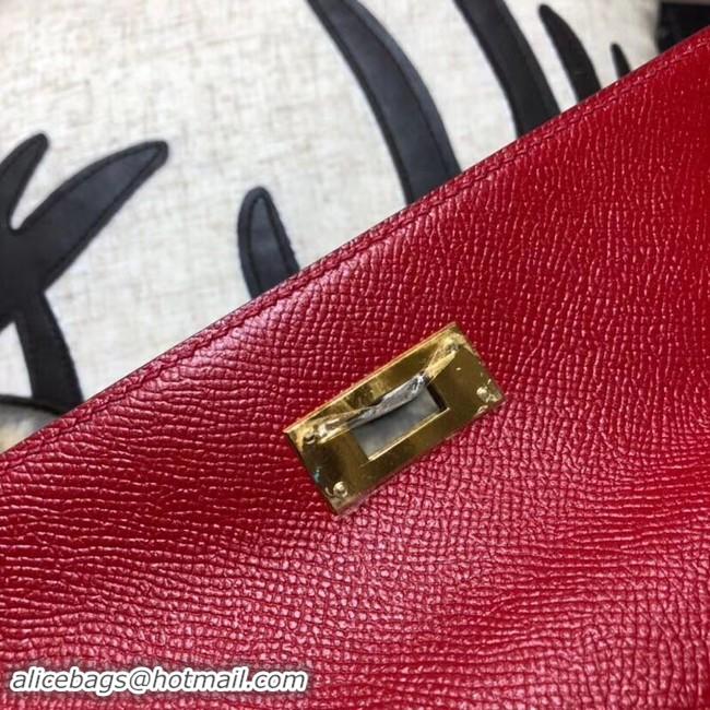 Grade Design Hermes original Kelly Epsom Leather KL32 red