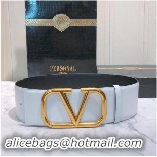 Free Shipping Discount Valentino 4cm Vlogo Belt V7469 White