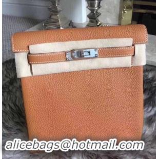 Most Popular Hermes Kelly Ado Backpack H2398 Orange